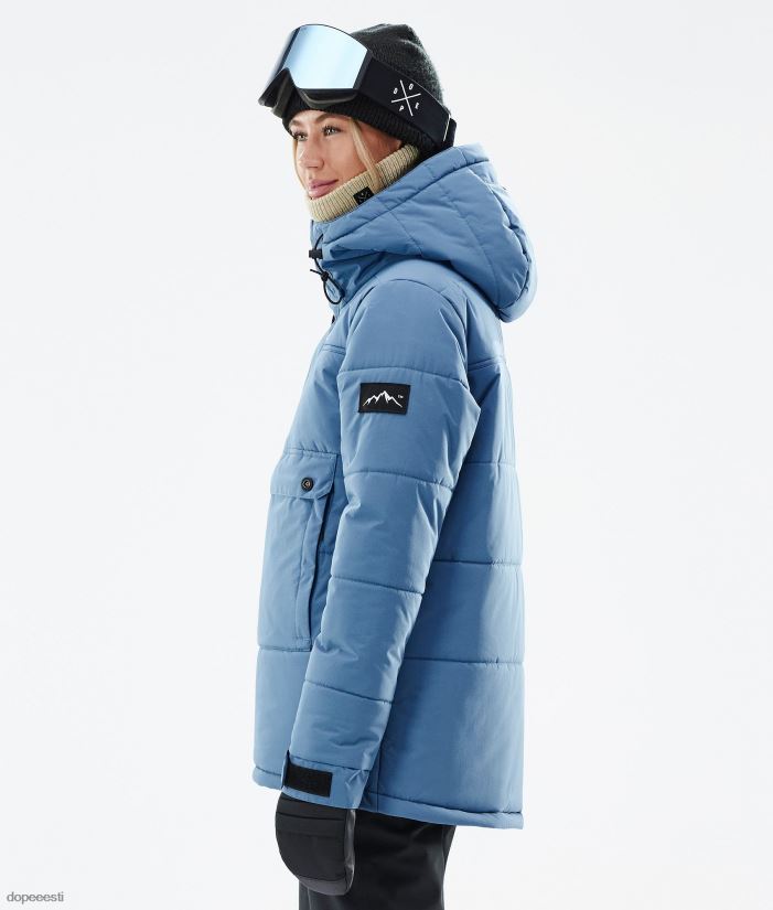 Dope Snow Eesti - naised puffer w lumelaua jope Dope sinine teras B62VTF549 - Image 7