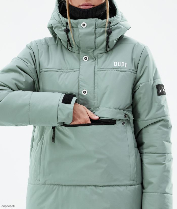Dope Snow Eesti - naised puffer w lumelaua jope Dope tuhmunud roheline B62VTF528 - Image 2