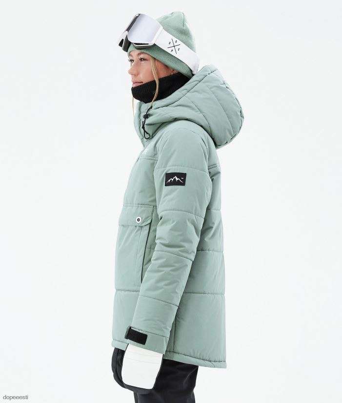 Dope Snow Eesti - naised puffer w lumelaua jope Dope tuhmunud roheline B62VTF528 - Image 7