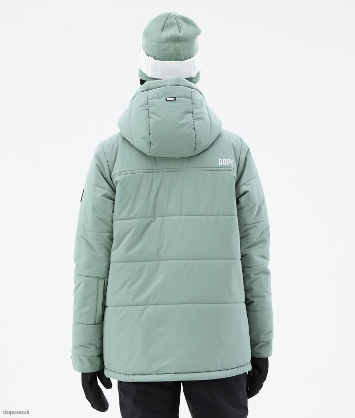 Dope Snow Eesti - naised puffer w lumelaua jope Dope tuhmunud roheline B62VTF528 - Image 8