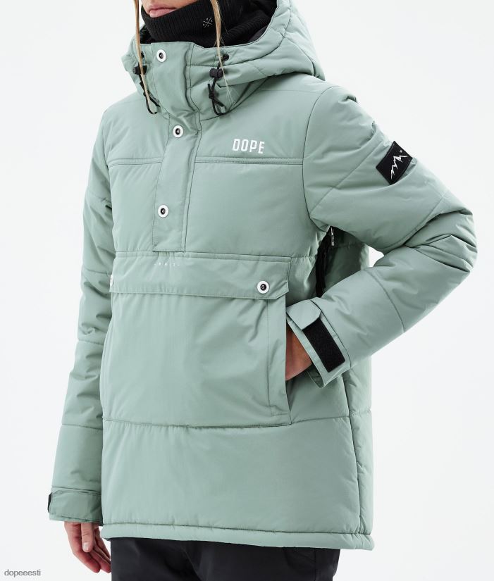 Dope Snow Eesti - naised puffer w lumelaua jope Dope tuhmunud roheline B62VTF528 - Image 9
