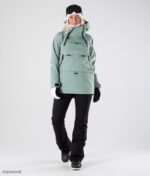 Dope Snow Eesti - naised sarnane 2019. aasta lumelaua jope Dope tuhmunud roheline B62VTF650 - Image 6
