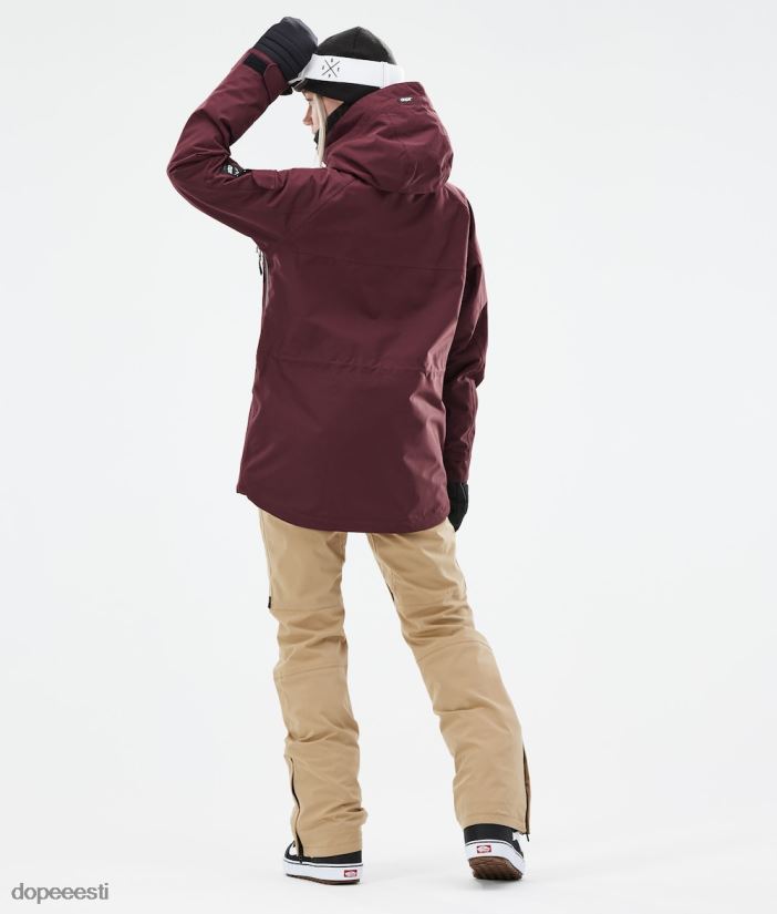 Dope Snow Eesti - naised sarnane w 2021 lumelaua jope Dope Burgundia B62VTF641 - Image 9