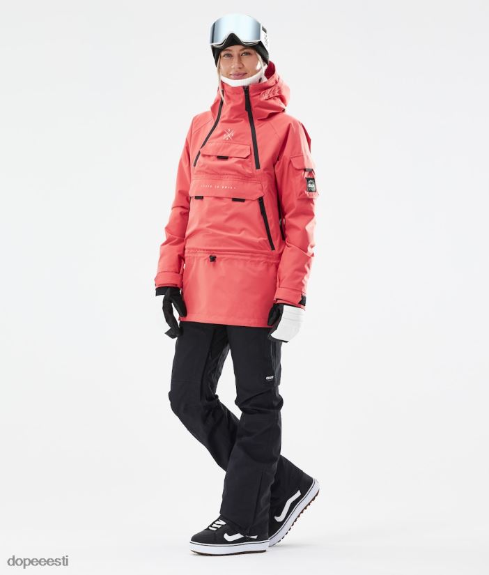 Dope Snow Eesti - naised sarnane w 2021 lumelaua jope Dope korallid B62VTF618 - Image 5