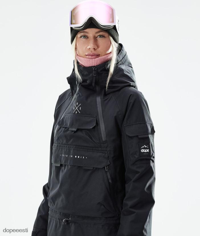 Dope Snow Eesti - naised sarnane w 2021 lumelaua jope Dope must B62VTF589 - Image 2