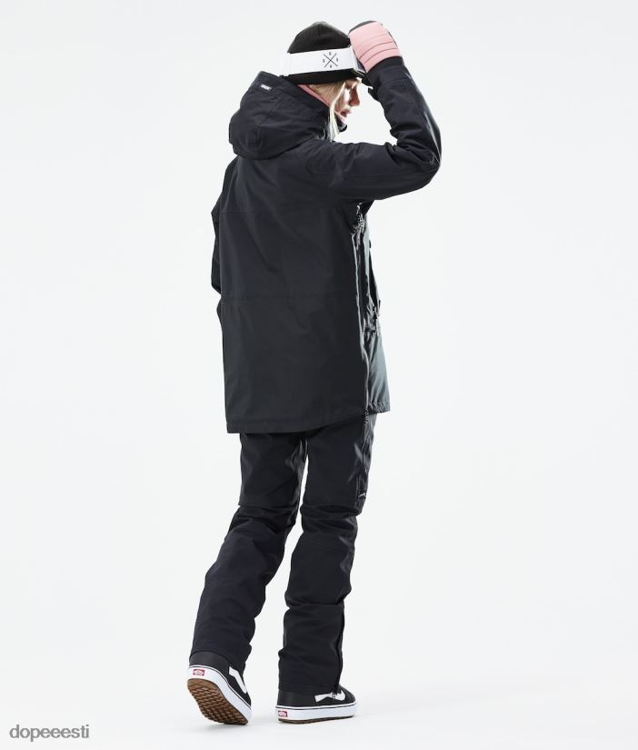 Dope Snow Eesti - naised sarnane w 2021 lumelaua jope Dope must B62VTF589 - Image 7