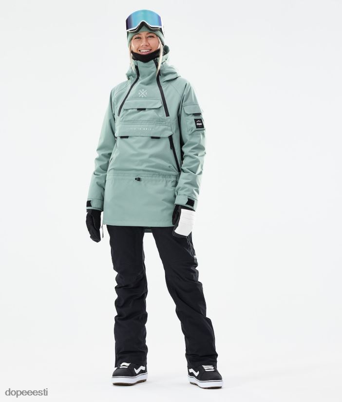 Dope Snow Eesti - naised sarnane w 2021 lumelaua jope Dope tuhmunud roheline B62VTF617 - Image 4