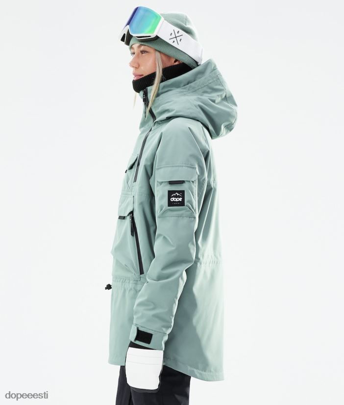 Dope Snow Eesti - naised sarnane w 2021 lumelaua jope Dope tuhmunud roheline B62VTF617 - Image 6