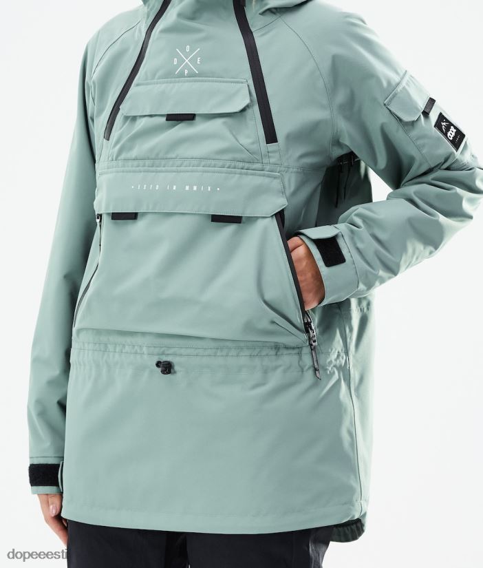 Dope Snow Eesti - naised sarnane w 2021 lumelaua jope Dope tuhmunud roheline B62VTF617 - Image 10