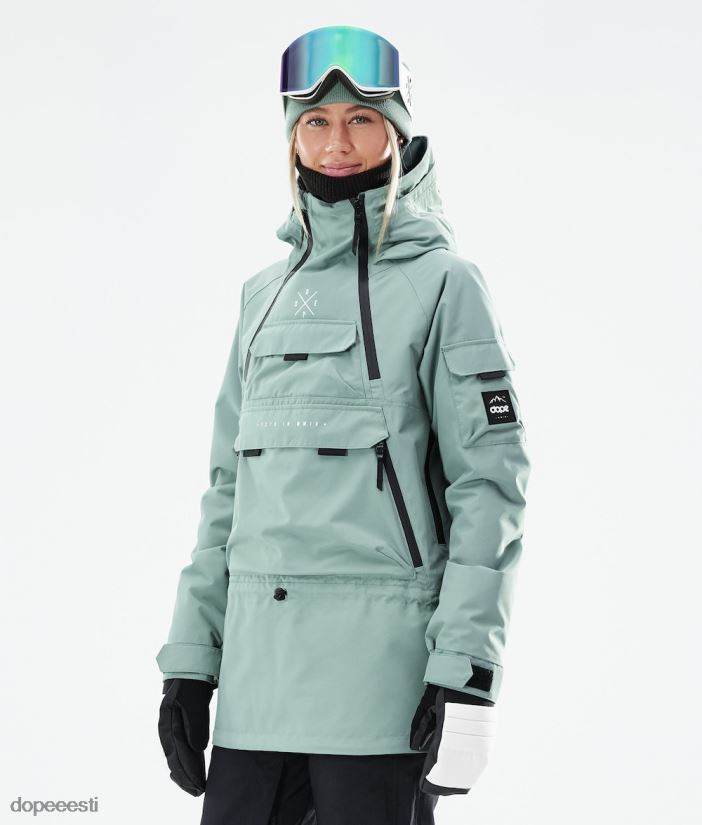 Dope Snow Eesti - naised sarnane w 2021 lumelaua jope Dope tuhmunud roheline B62VTF617 - Image 1