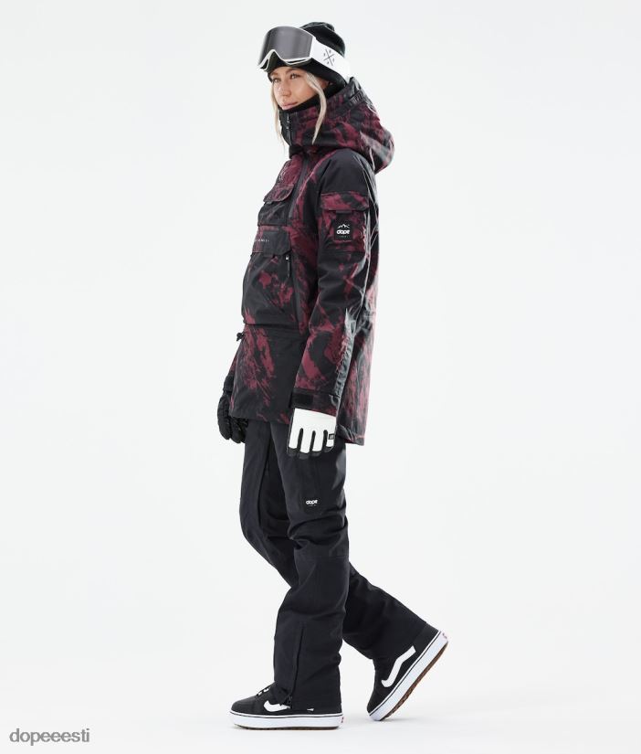 Dope Snow Eesti - naised sarnane w 2021 lumelaua jope Dope värvige Burgundia B62VTF555 - Image 6