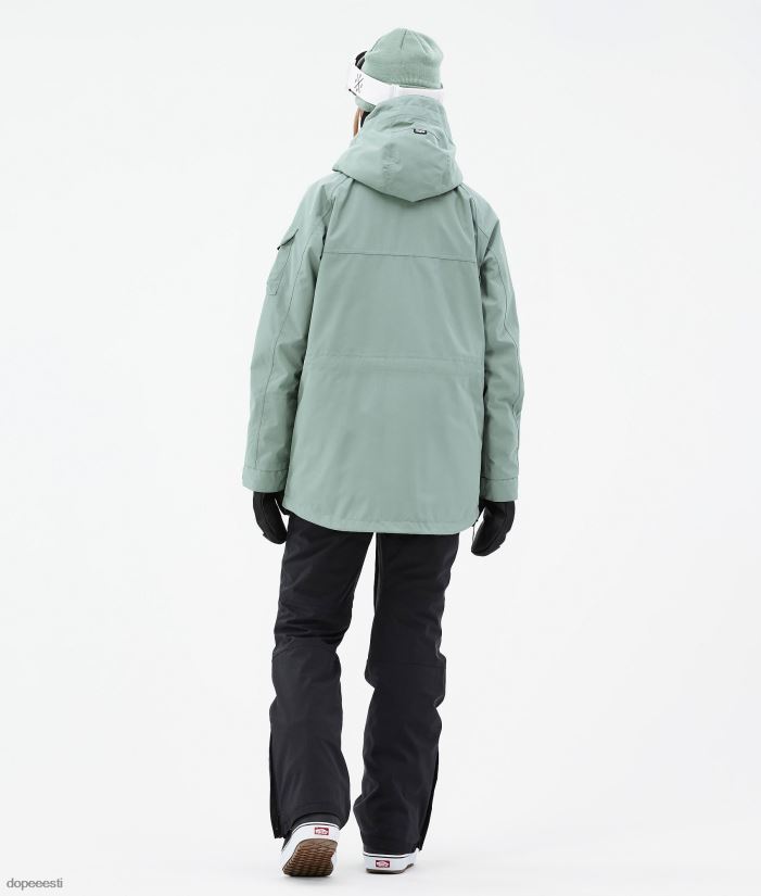 Dope Snow Eesti - naised sarnane w lumelaua jope Dope tuhmunud roheline B62VTF537 - Image 4