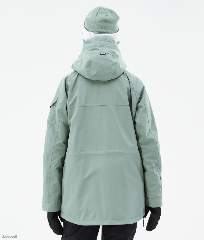 Dope Snow Eesti - naised sarnane w lumelaua jope Dope tuhmunud roheline B62VTF537 - Image 6