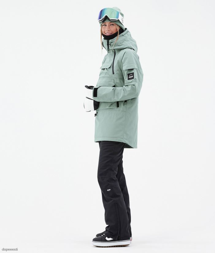 Dope Snow Eesti - naised sarnane w lumelaua jope Dope tuhmunud roheline B62VTF537 - Image 10