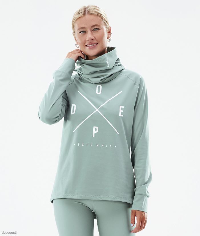 Dope Snow Eesti - naised snuggle w aluskihi peal Dope 2x üles pleekinud roheline B62VTF829 - Image 1