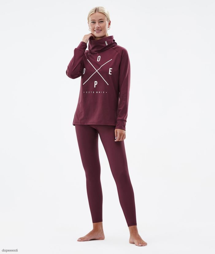 Dope Snow Eesti - naised snuggle w aluskihi peal Dope 2x-up Burgundia B62VTF844 - Image 4