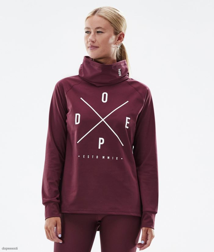 Dope Snow Eesti - naised snuggle w aluskihi peal Dope 2x-up Burgundia B62VTF844 - Image 1