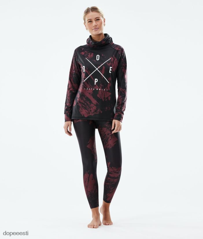 Dope Snow Eesti - naised snuggle w aluskihi peal Dope 2x-up värvi Burgundia B62VTF845 - Image 3