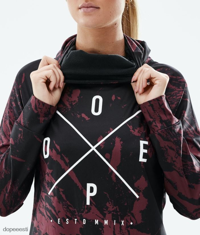 Dope Snow Eesti - naised snuggle w aluskihi peal Dope 2x-up värvi Burgundia B62VTF845 - Image 6