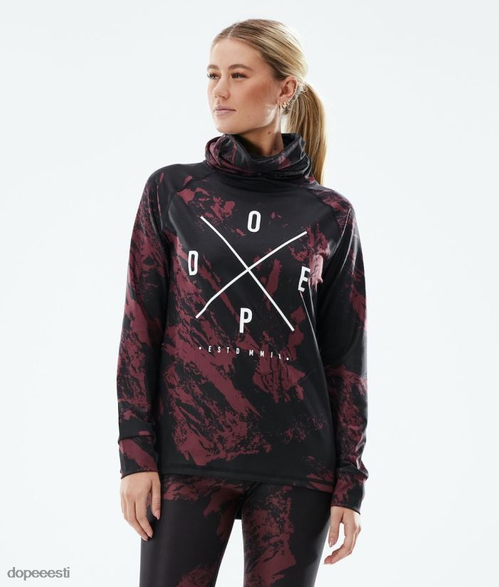 Dope Snow Eesti - naised snuggle w aluskihi peal Dope 2x-up värvi Burgundia B62VTF845 - Image 1