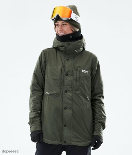 Dope Snow Eesti - naised soojustatud w vahejope Dope oliiviroheline B62VTF672