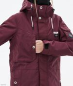 Dope Snow Eesti - naised vilunud lumelaua jope Dope Burgundia B62VTF544 - Image 11
