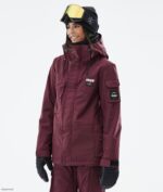 Dope Snow Eesti - naised vilunud lumelaua jope Dope don Burgundia B62VTF584