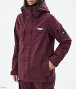 Dope Snow Eesti - naised vilunud lumelaua jope Dope don Burgundia B62VTF584 - Image 10