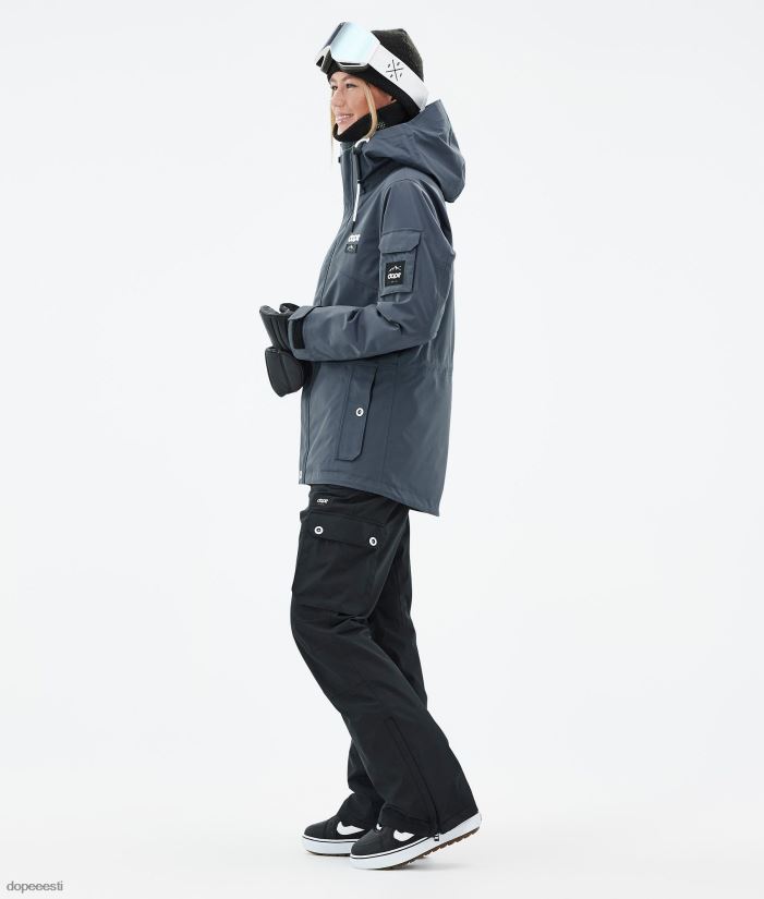 Dope Snow Eesti - naised vilunud lumelaua jope Dope metallist sinine B62VTF524 - Image 6