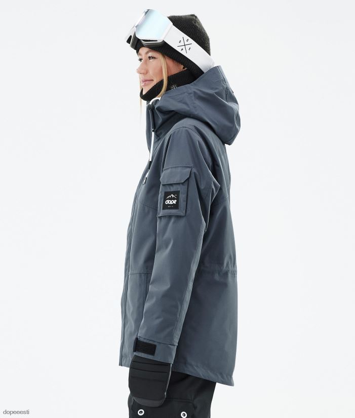 Dope Snow Eesti - naised vilunud lumelaua jope Dope metallist sinine B62VTF524 - Image 8
