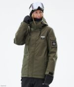 Dope Snow Eesti - naised vilunud lumelaua jope Dope oliiviroheline B62VTF529