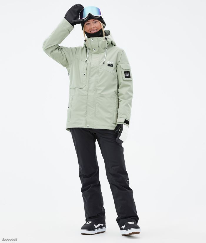 Dope Snow Eesti - naised vilunud lumelaua jope Dope pehme roheline B62VTF530 - Image 3