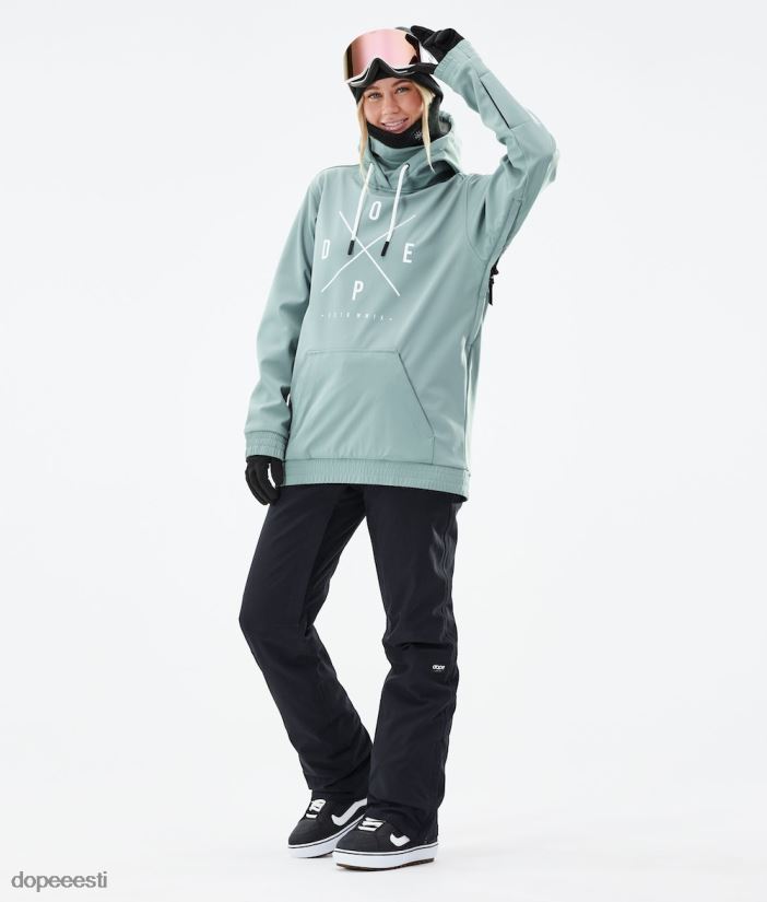 Dope Snow Eesti - naised yeti w 2021 lumelaua jope Dope 2x üles pleekinud roheline B62VTF576 - Image 3