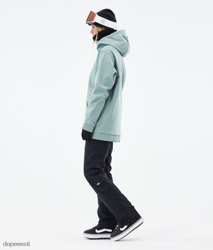 Dope Snow Eesti - naised yeti w 2021 lumelaua jope Dope 2x üles pleekinud roheline B62VTF576 - Image 4