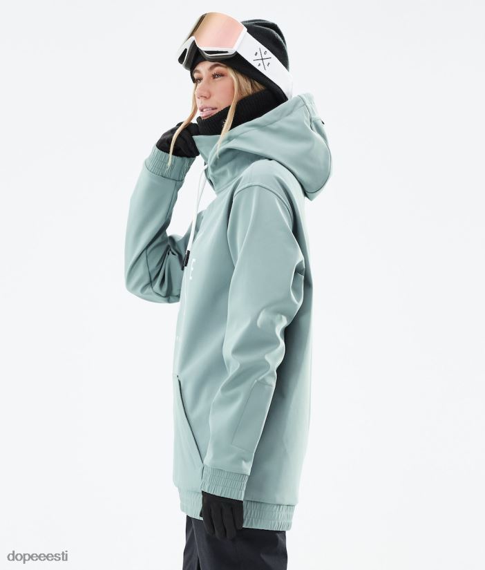 Dope Snow Eesti - naised yeti w 2021 lumelaua jope Dope 2x üles pleekinud roheline B62VTF576 - Image 6
