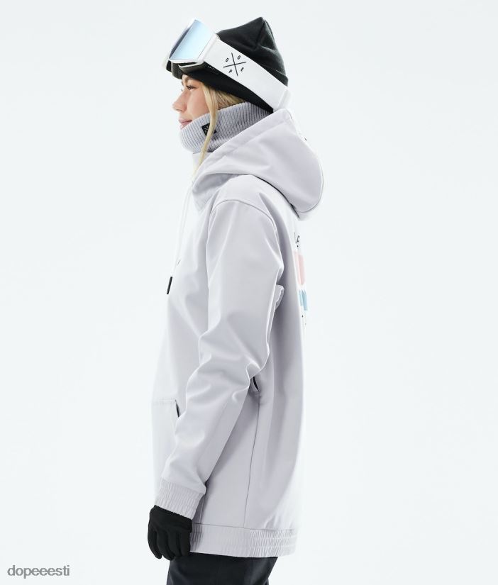 Dope Snow Eesti - naised yeti w 2021 lumelaua jope Dope vahemik helehall B62VTF615 - Image 7