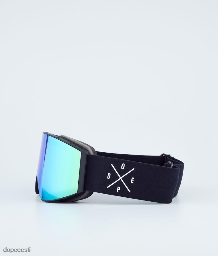 Dope Snow Eesti -sight 2021 suusaprillid Dope must/roheline peegel B62VTF258 - Image 5