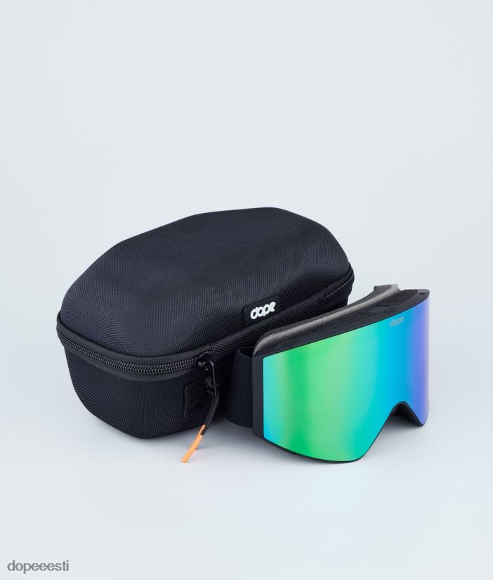 Dope Snow Eesti -sight 2021 suusaprillid Dope must/roheline peegel B62VTF258 - Image 8
