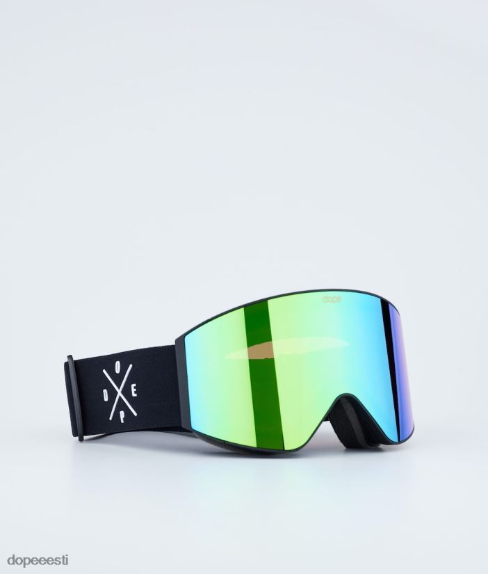 Dope Snow Eesti -sight 2021 suusaprillid Dope must/roheline peegel B62VTF258 - Image 1