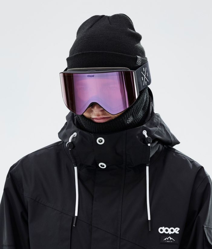 Dope Snow Eesti -sihikuga suusaprillid Dope must musta roosa peegliga B62VTF255 - Image 7