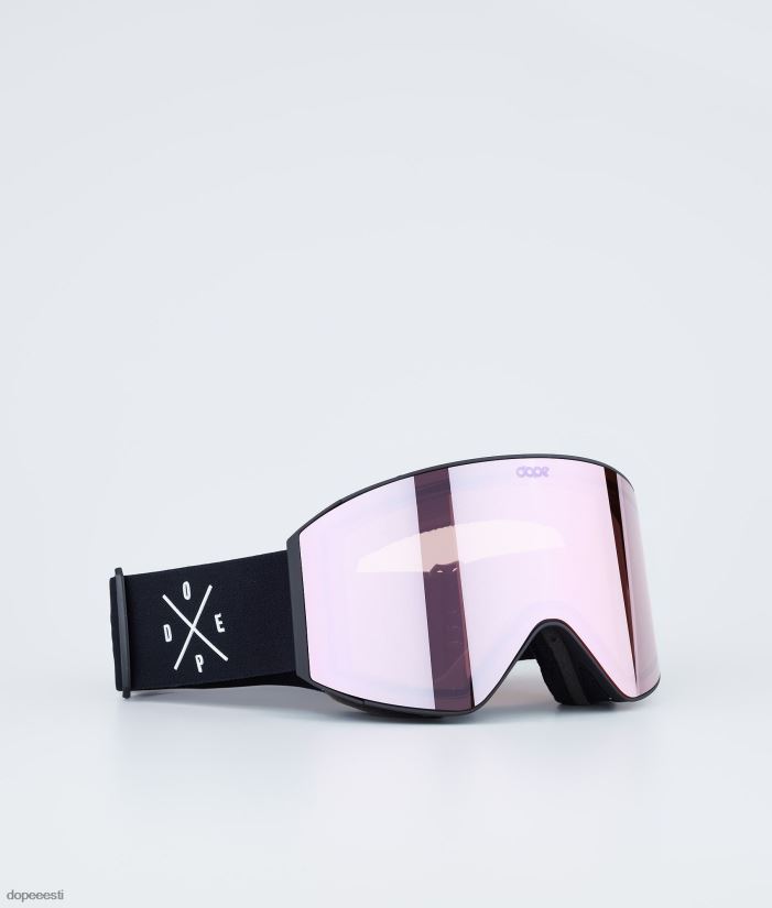 Dope Snow Eesti -sihikuga suusaprillid Dope must musta roosa peegliga B62VTF255 - Image 1