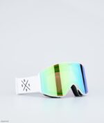 Dope Snow Eesti -sihikuga suusaprillid Dope valge valge rohelise peegliga B62VTF259
