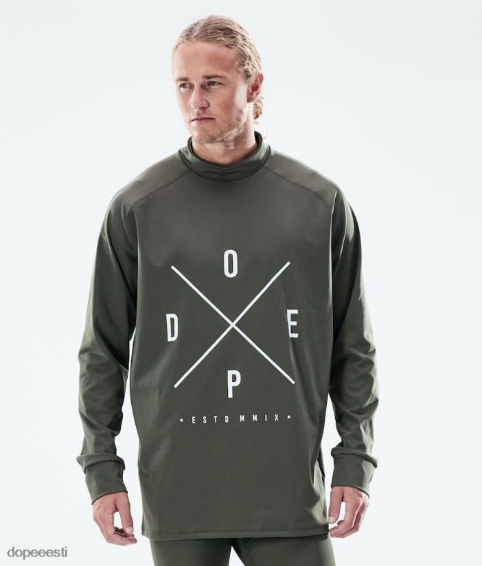 Dope Snow Eesti - mehed kobama aluskihi peal Dope 2x-up oliiviroheline B62VTF267